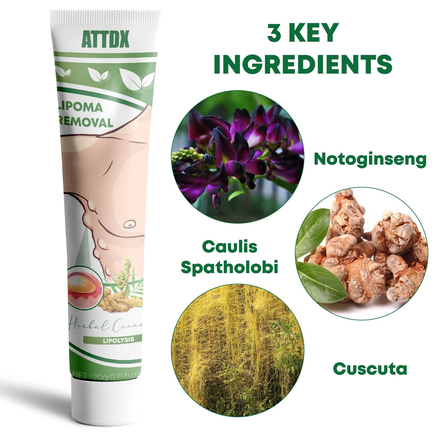ATTDX LipomaRemoval Herbal Cream