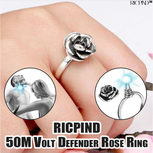 RICPIND 50M Volt Defender Rose Ring