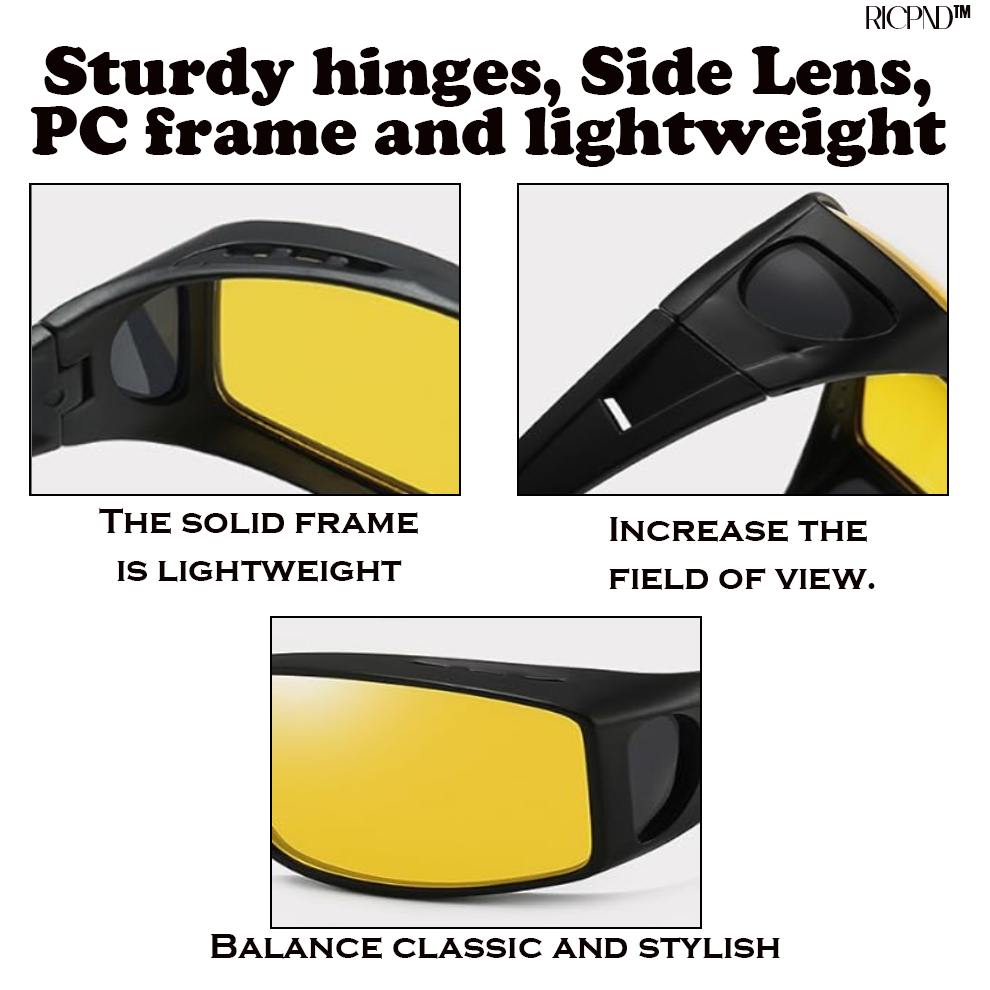 RICPIND Glare Cut Beam Shield Technology Eyewear